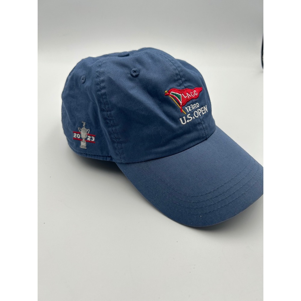 Ahead US Open 123rd LACC Golf Hat Blue Adjustable Strapback Cap